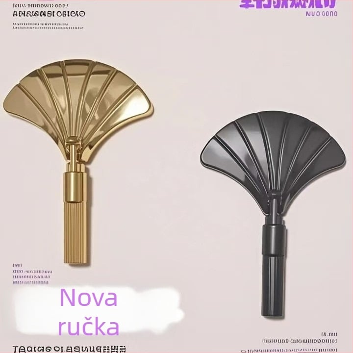 Skrivena ručka za garderobu, u obliku ventilatora, od cinkove legure, lijevana, moderni minimalistički hardver za namještaj