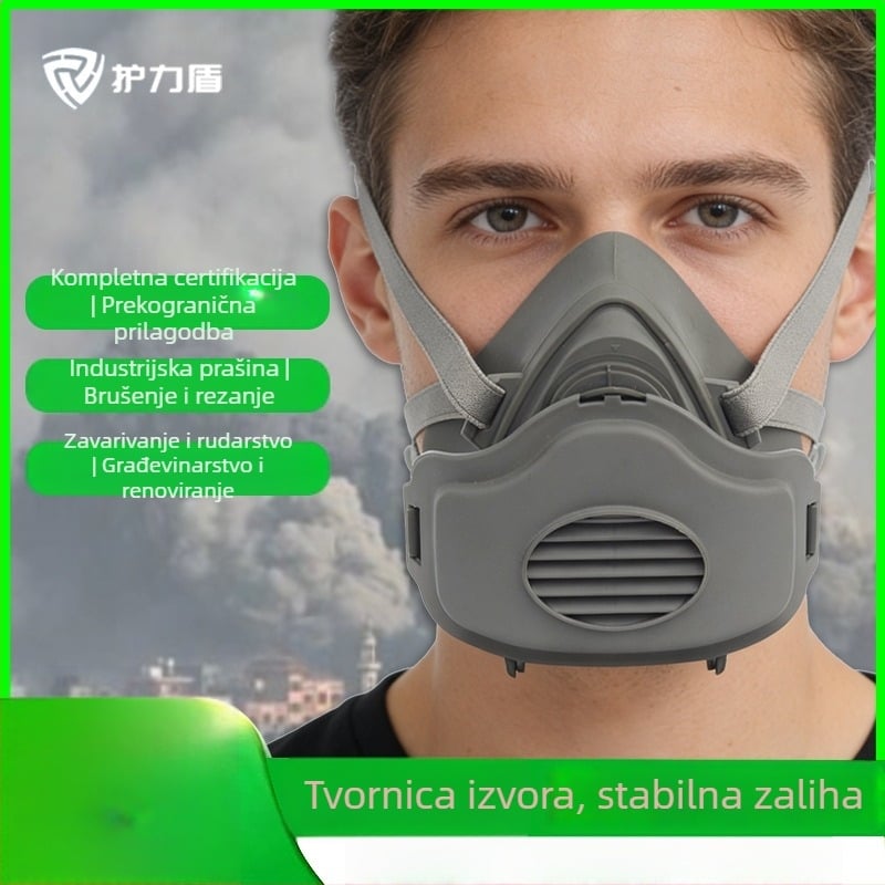 Power Shield 3200 Polumaska protiv prašine za vađenje ugljena, industrijsku prašinu, brušenje i renoviranje, protiv dima