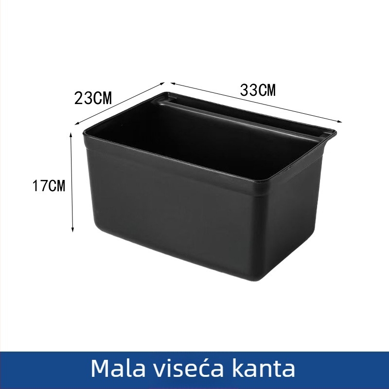 Pravokutni plastični kontejner za otpad hrane za restoran kolica i koše