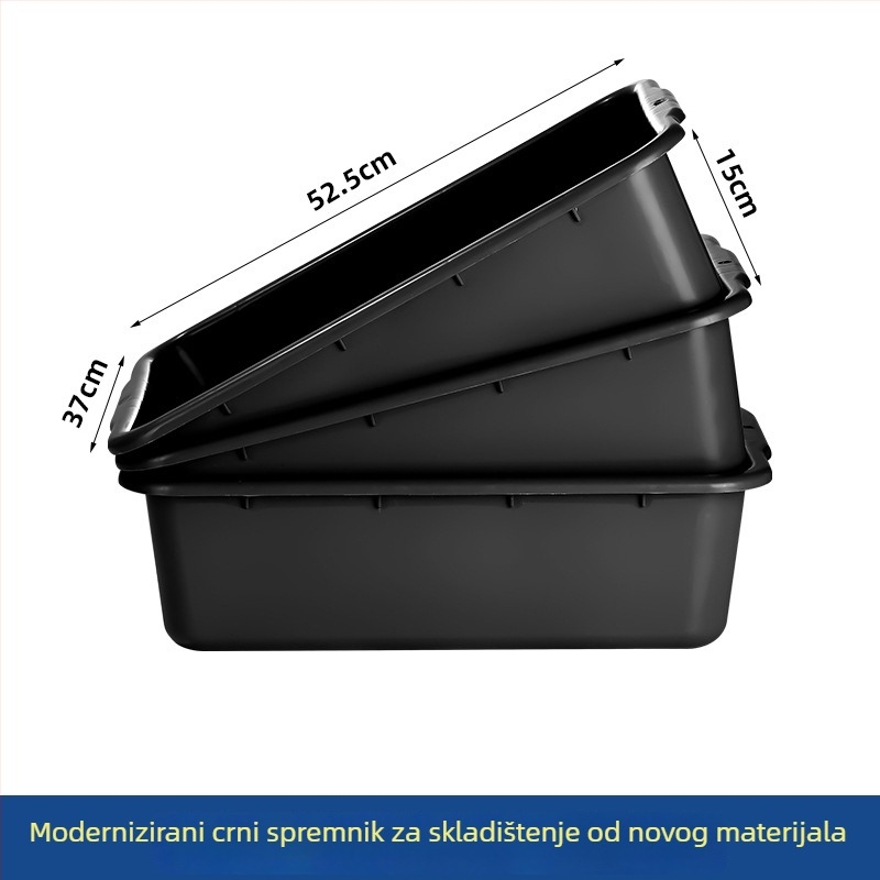 Pravokutni plastični kontejner za otpad hrane za restoran kolica i koše