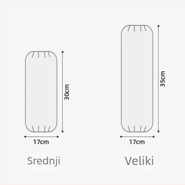 Vodootporne prozirne rukave za odrasle, unisex – zaštitni kuhinjski rukavi protiv masnoće za kućnu upotrebu u jesen i zimu.