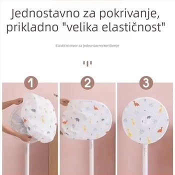 Plišani zaštitni pokrov za prašinu za stojeće i zidne ventilatore, univerzalna kućna zaštita za skladištenje