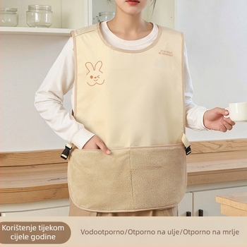 Vodootporna kuhinjska pregača bez rukava, otporna na zaprljanje, lagana i tanka, za kućnu upotrebu