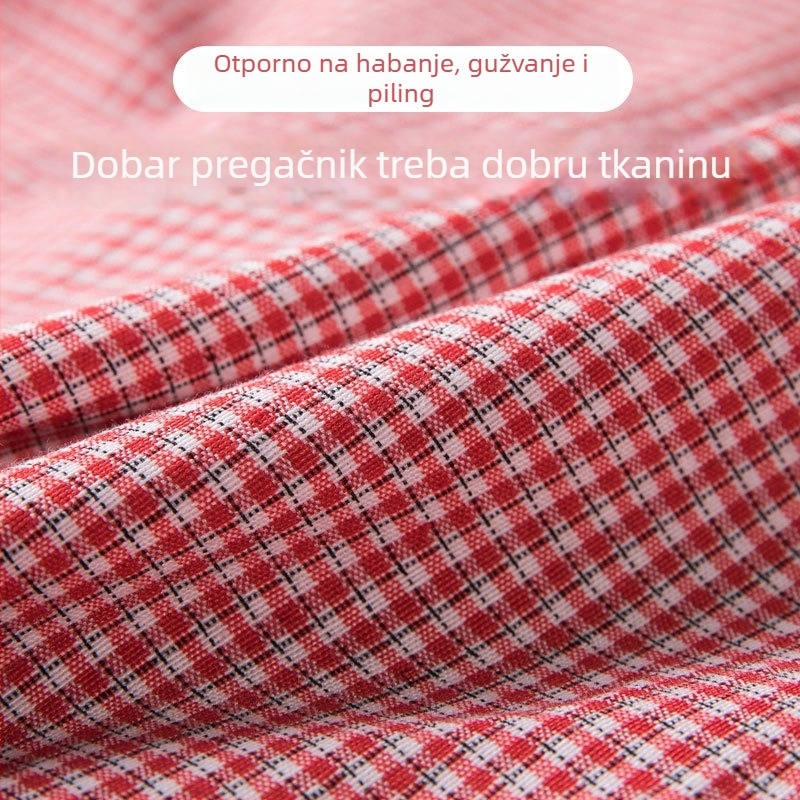 Nova vodootporna pamučna pregača s rukavima, moderna zaštitna pregača za kuhinju i dom s printom, plus veličina, unisex