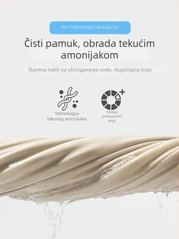 Muške ljetne široke hlače od pamuka, lagane, visokim pasom, zip, ravni kroj, rastezljiv materijal, više džepova