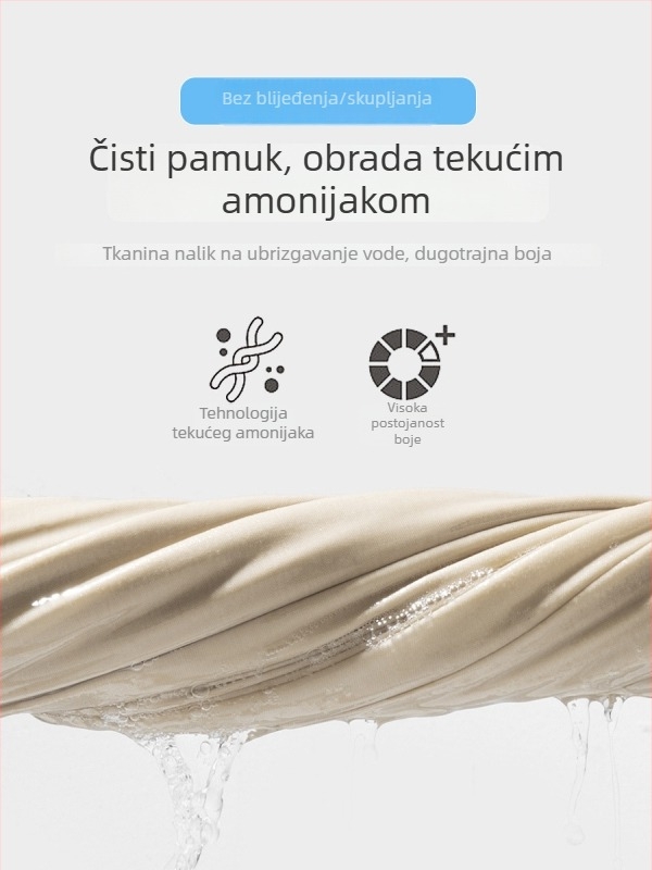 Muške ljetne široke hlače od pamuka, lagane, visokim pasom, zip, ravni kroj, rastezljiv materijal, više džepova