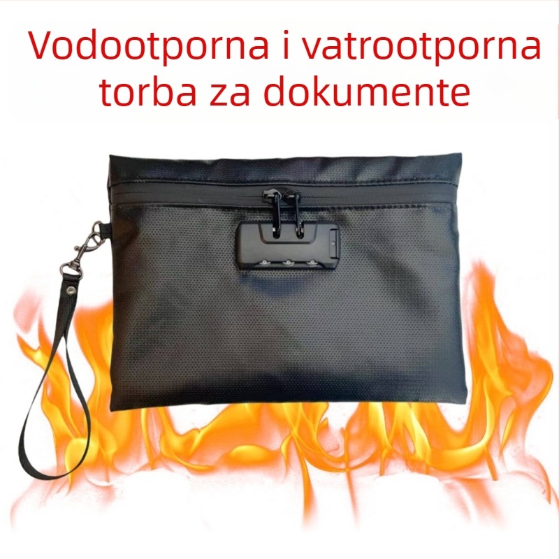 Dokumentarna torba s bravom, vatrootporna i vodootporna, mogućnost tiskanja logotipa