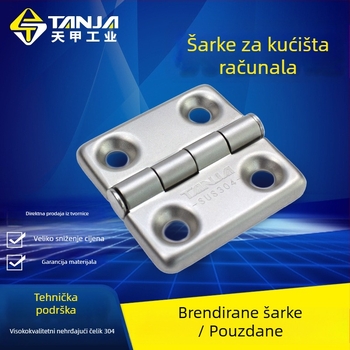 K118 Sakriveni šarnir vrata, teški teret, nehrđajući čelik, industrijski sklопni šarnir za električne ormariće