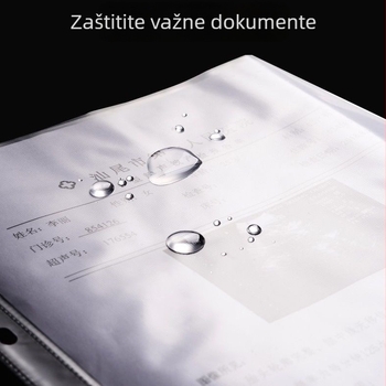 PVC mapa za datoteke s 11 rupa i džepovima za stranice, prenosni poslovni organizator