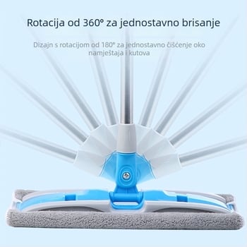 Veliki kućni ravni mop za čišćenje bez dodirivanja, suho i mokro čišćenje