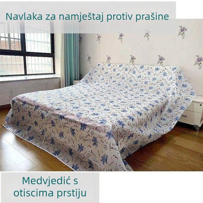 Navlaka za krevet protiv prašine s kompletnim pokrivanjem, tkanina otporna na prašinu