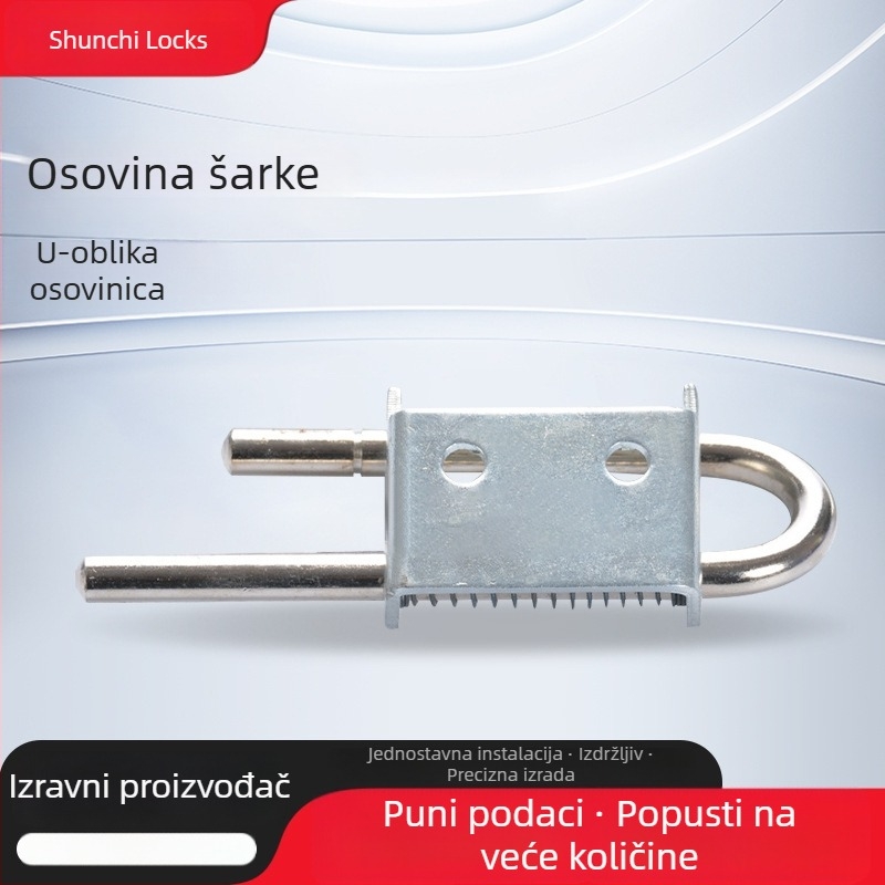 Zsaner U-oblikovan s oprugom CL272, skriveni zavar spoja, metalna vrata ormara HL037
