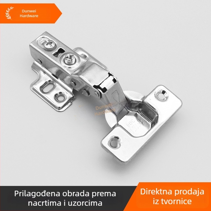 Šarka od nehrđajućeg čelika s kratkim ramenom za ormariće i garderobe