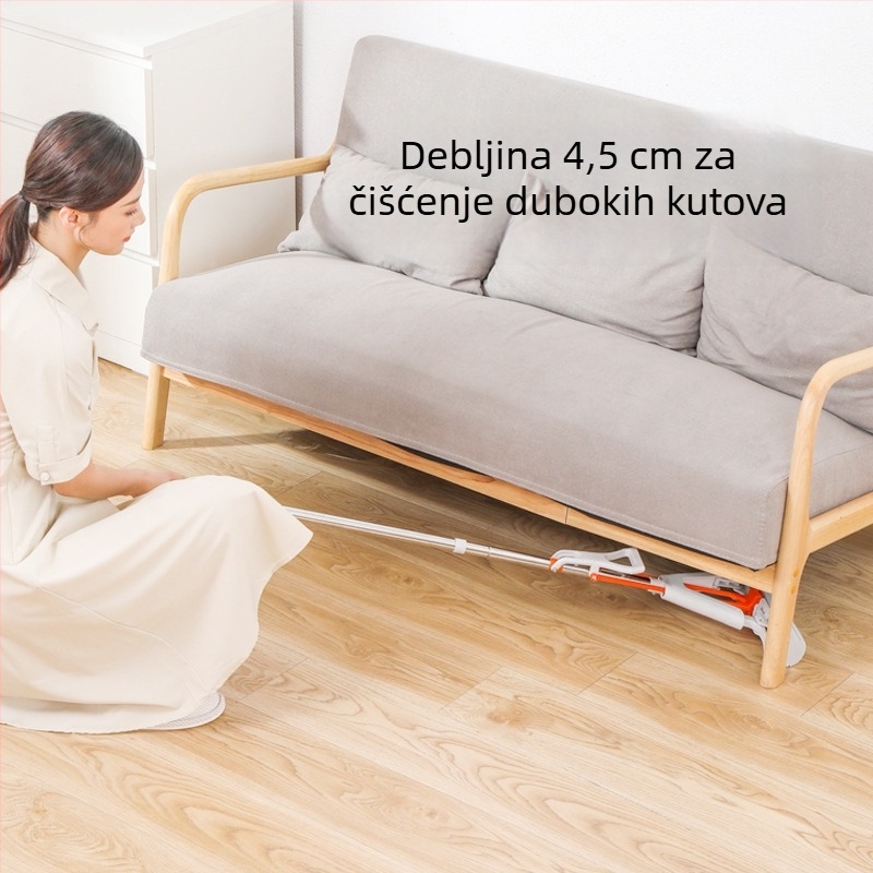 2026 Novi model bijele špongaste glave mopa sa automatskim stiskanjem, apsorbirajući alat za kućnu upotrebu