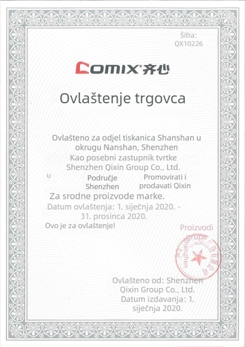 Comix C330 Prozirna torbica s kopčom, karirani dizajn, A4 uredski dokumenti PVC