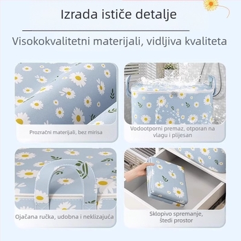 Torba za skladištenje odjeće i pokrivača, velikog kapaciteta, vodootporna i otporna na vlagu