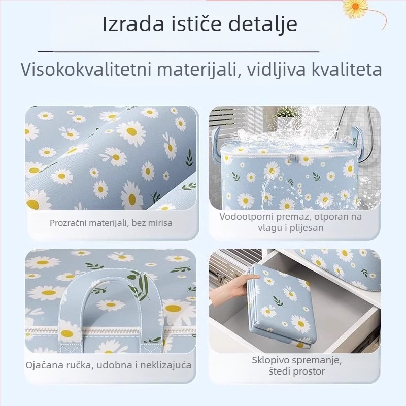 Torba za skladištenje odjeće i pokrivača, velikog kapaciteta, vodootporna i otporna na vlagu