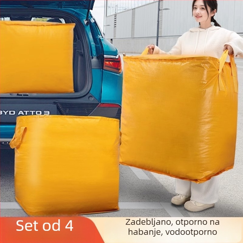 Torba za preseljenje velikog kapaciteta, vodootporna i otporna na vlagu, kubičnog oblika