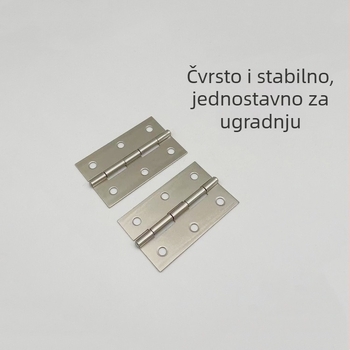 Metalni šarniri za kasetna vrata i prozore; aluminijski šarniri za vrata i prozore; željezni šarniri za drvena vrata; bijeli premaz