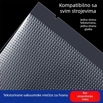 Doma vrećice za vakuumsko pakiranje hrane, uklanjanje zraka, čvrste najlonske vrećice, ne propuštaju zrak