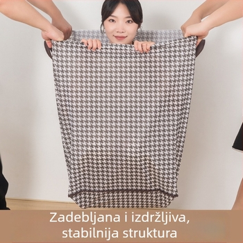 Kubičasta torba za skladištenje jorgana i odjeće, velika kapaciteta, organizator garderobe, netkani materijal