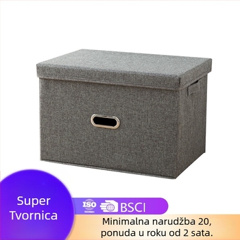Sklopiva platnena kutija za pohranu odjeće i donjeg rublja