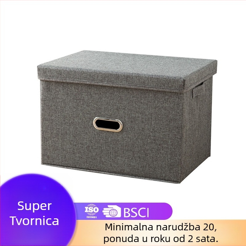 Sklopiva platnena kutija za pohranu odjeće i donjeg rublja