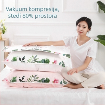 Vakuumske kompresijske vreće za skladištenje odjeće i deke, PA+PE materijal, model OZSND076