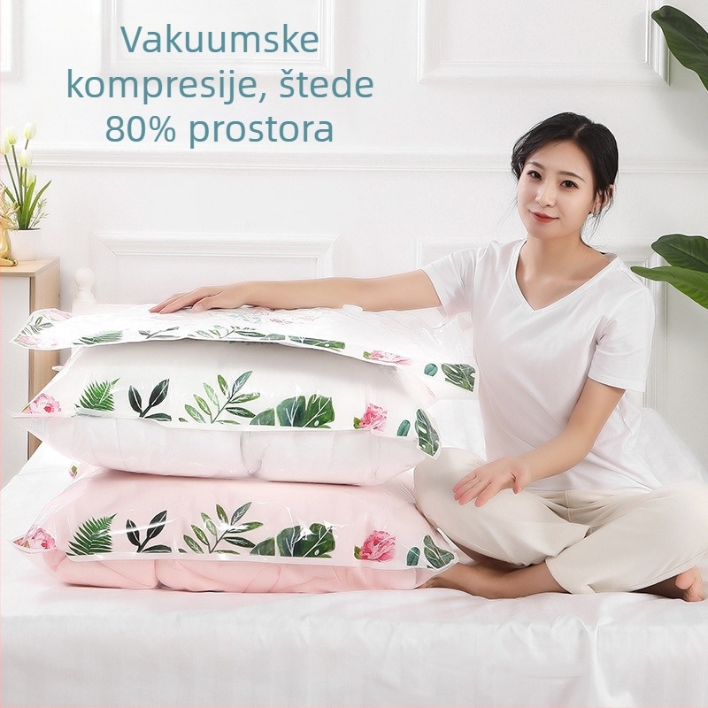 Vakuumske kompresijske vreće za skladištenje odjeće i deke, PA+PE materijal, model OZSND076