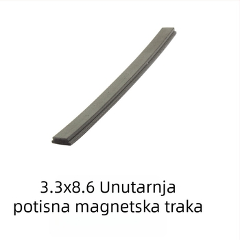 Aluminijski profil prozora s unutarnjom mrežom protiv insekata uz kompletan skup pribora