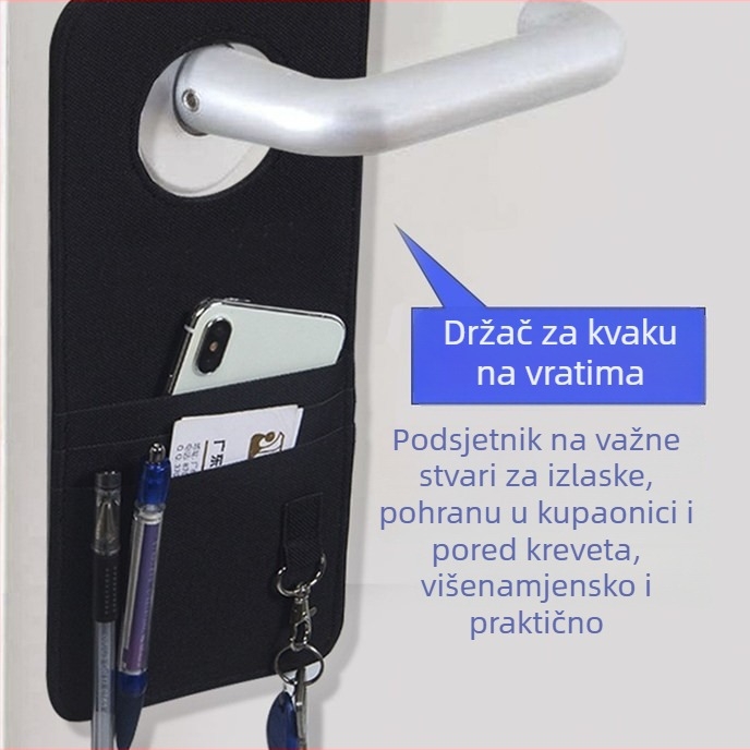 Zidna torba za kvaku vrata – višenamjenski organizator za pohranu