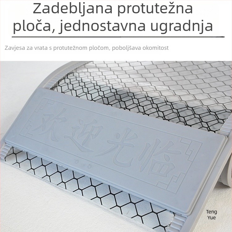 Prozirna antistatična magnetska zavjesa za vrata za čiste prostore i elektroničke radionice