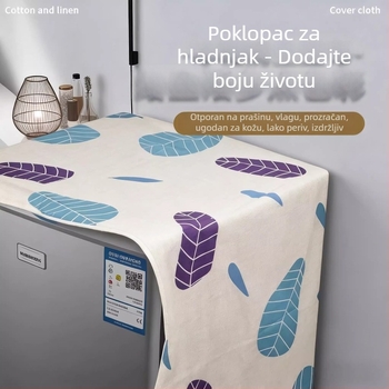 Vodootporan i otporan na masnoću pokrov hladnjaka, univerzalna zaštita protiv prašine za Haier i Midea hladnjake s jednim ili dvostrukim vratima, pokrov za perilicu rublja