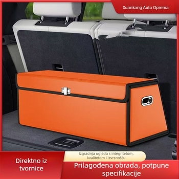 Prilagođeni kožni organizator za prtljažni prostor automobila, sklopiva kutija za pohranu