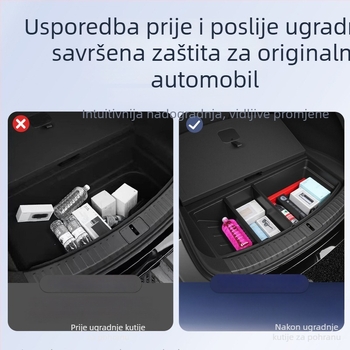 Skrivena donja kutija za skladištenje u prtljažniku automobila, kompatibilna s Xiaomi Yu7