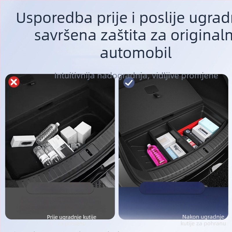 Skrivena donja kutija za skladištenje u prtljažniku automobila, kompatibilna s Xiaomi Yu7