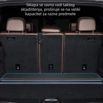 Velurov organizator prtljažnika automobila, sklopiva kutija za pohranu za unutrašnjost vozila