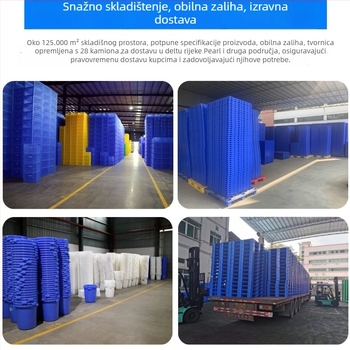Pravokutna plastična kutija za skladištenje hrane i zamrzavanje, s poklopcem, pojačana i izdržljiva