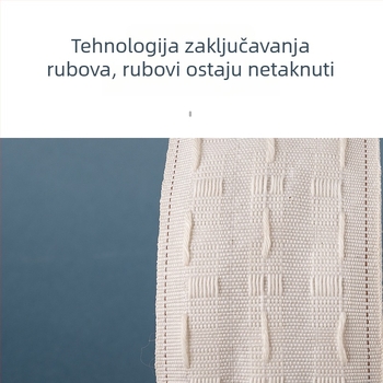 Zavjesa s trostrukim šnurom, dodaci za kućne tekstile, traka s kukicama, bijela traka za zavjese