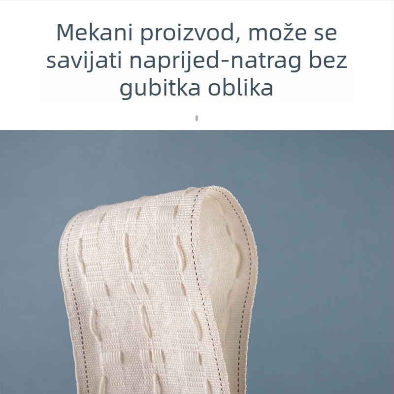 Zavjesa s trostrukim šnurom, dodaci za kućne tekstile, traka s kukicama, bijela traka za zavjese