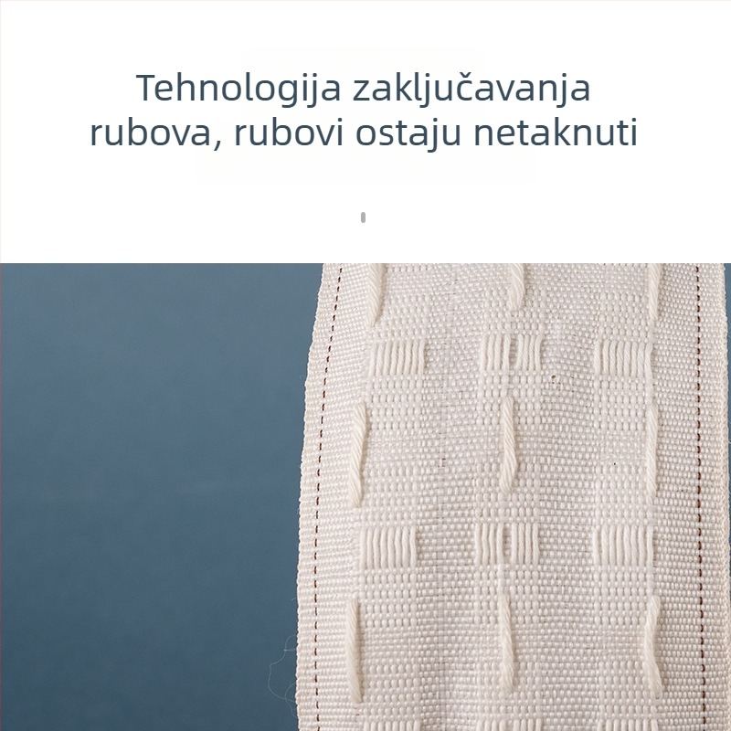 Zavjesa s trostrukim šnurom, dodaci za kućne tekstile, traka s kukicama, bijela traka za zavjese