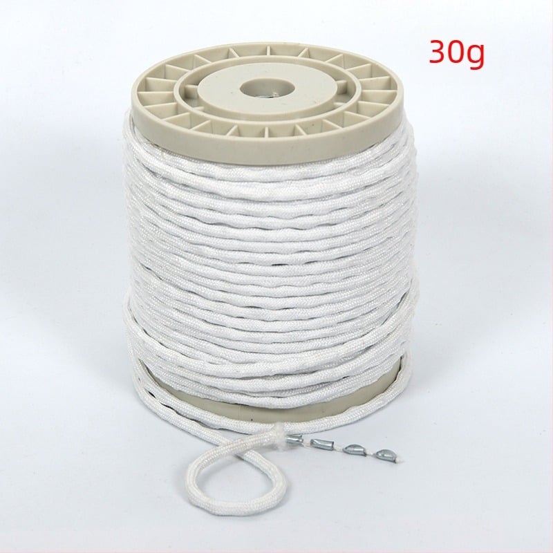 Težinska linija za zavjese, legura, za gazaste zavjese, 30g/60g/100g, bijela, model 20011, moderni minimalistički stil