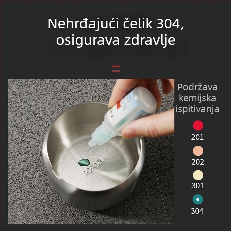 Posuda za začine od nehrđajućeg čelika 304, rotirajući dizajn u obliku luka i mosta, kuhinjski dodatak s drvenim okvirom, posuda za šećer i sol
