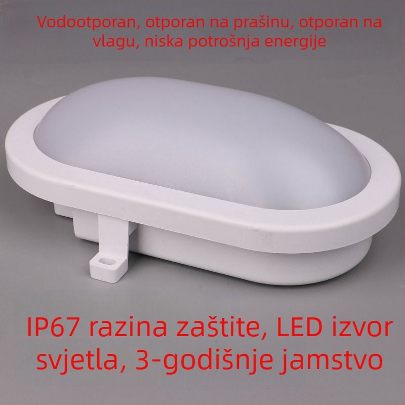 LED svjetlo za saunu i skladište hladnjaka, vanjska vodootporna zidna svjetiljka sa senzorom pokreta