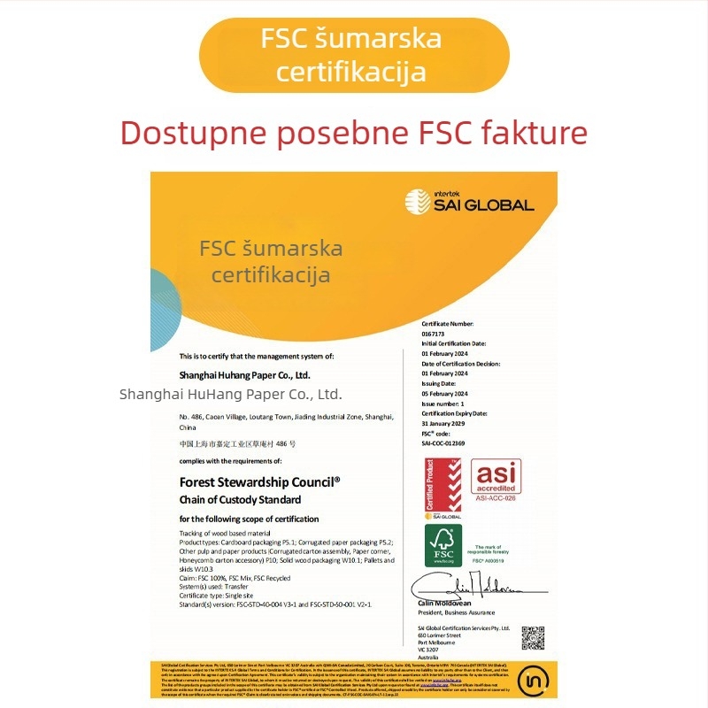 Petoslojna ekstra čvrsta kartonska kutija za preseljenje za logističko pakiranje