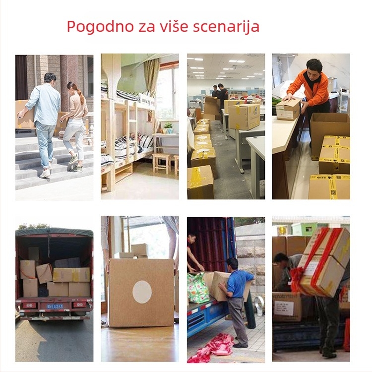 Ojačana kutija za preseljenje, velika kapaciteta za skladištenje i pakiranje