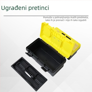 Dvoslojna prenosiva kutija za alate – set za kućnu i automobilsu uporabu