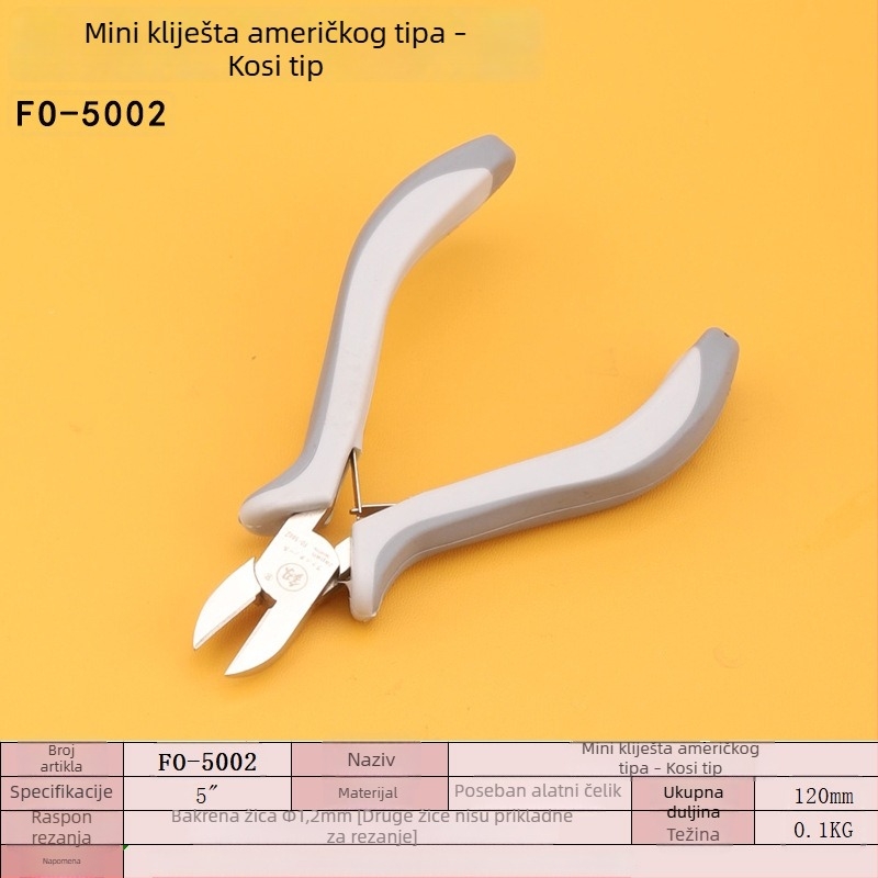 FO-5001 Mini ručno izrađene kliješta za nakit, 5 inča
