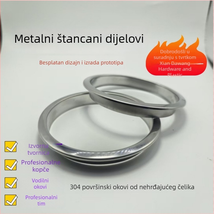 Dijelovi hardvera od nehrđajućeg čelika za audio opremu i namještaj
