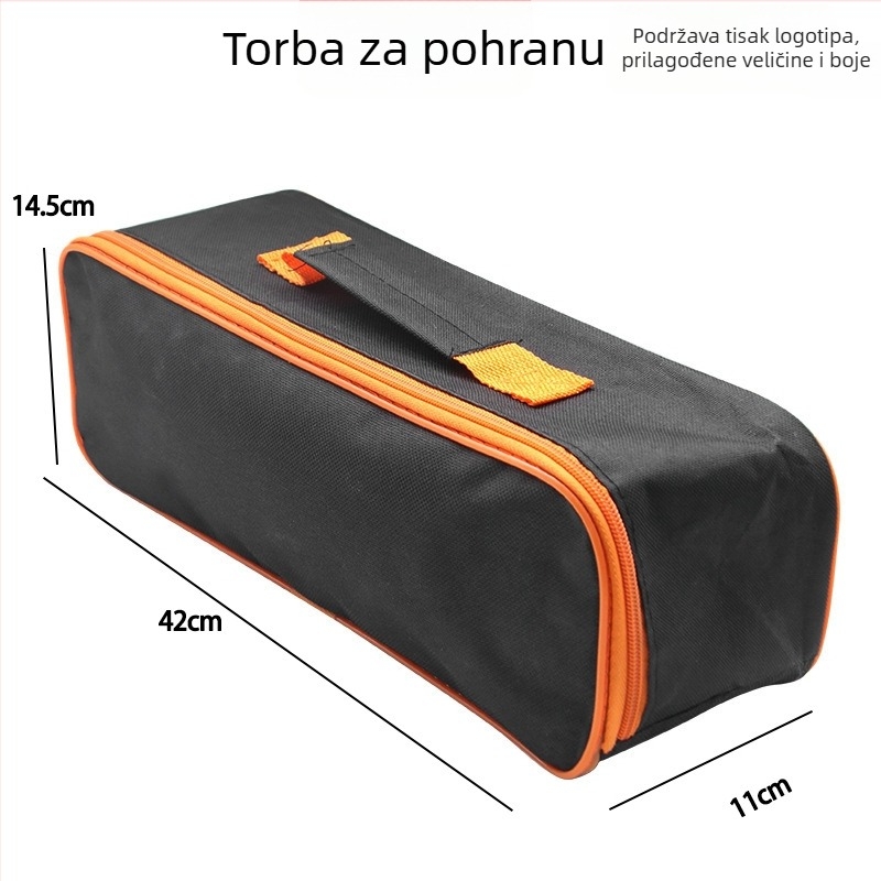 Torba za pohranu usisavača za auto, prijenosna torba za alate od Oxford platna, torba za sitnice u unutrašnjosti automobila s otisnutim logotipom